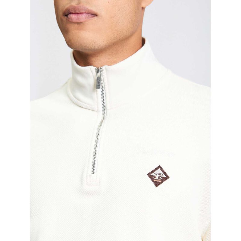 Ben Sherman Textured Half Zip image number 2